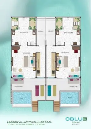 Standard Villa, 1 En Büyük (King) Boy Yatak, Plaj Manzaralı