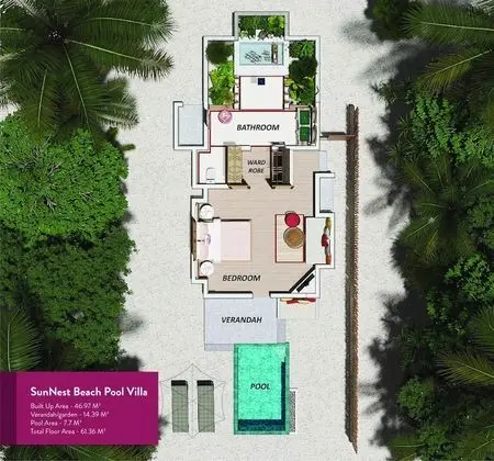 SunNest Beach Pool Villa (minimum 2 adults)