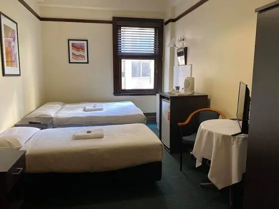 Twin Share (1 Queen and 1 Single Bed) with Shared Bathroom