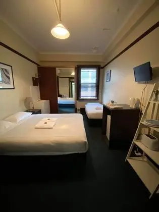 Twin Share (1 Queen and 1 Single Bed) with Shared Bathroom
