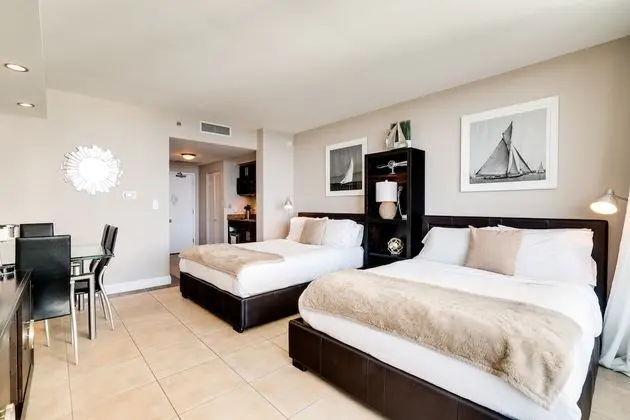 Luxury Stüdyo, 2 Büyük (Queen) Boy Yatak, Küçük Mutfak, Okyanus Manzaralı (0 Bedroom)