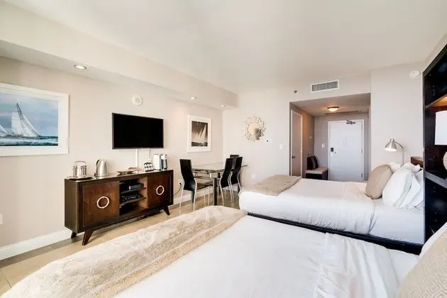 Luxury Stüdyo, 2 Büyük (Queen) Boy Yatak, Küçük Mutfak, Okyanus Manzaralı (0 Bedroom)