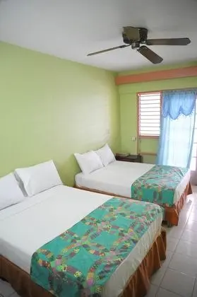 Standard with a Queen bed or 2 double beds, with Fan