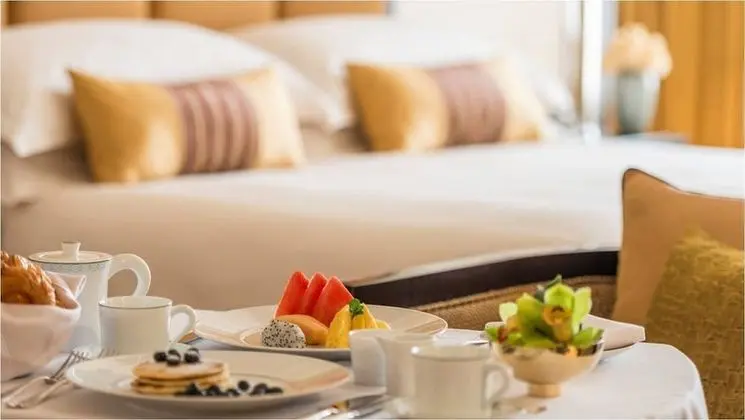 Deluxe Tek Büyük Yataklı Oda, 1 Çift Kişilik Yatak, Havuz Manzaralı
