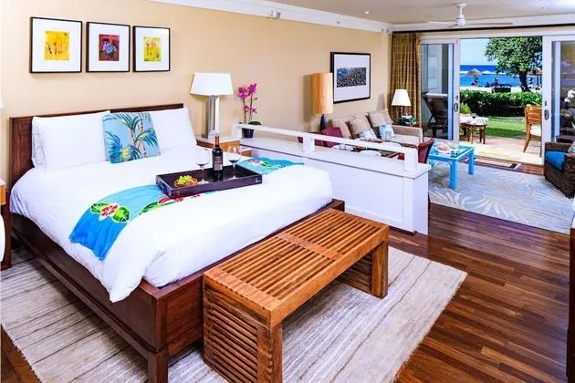 Deluxe Villa, 1 Büyük (Queen) Boy Yatak ve Çekyat, Plaj Manzaralı (Villa 102)