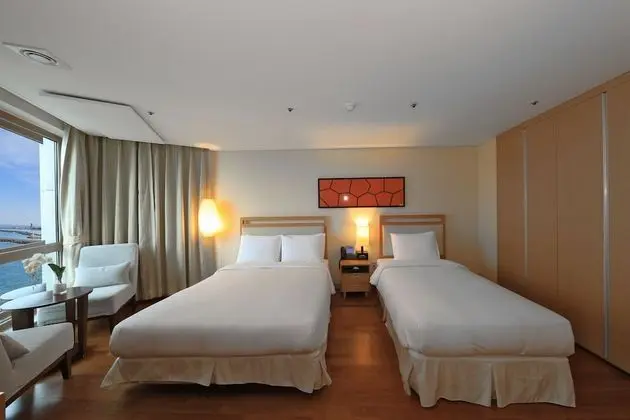 Deluxe İki Ayrı Yataklı Oda, Kısmi Deniz Manzarası