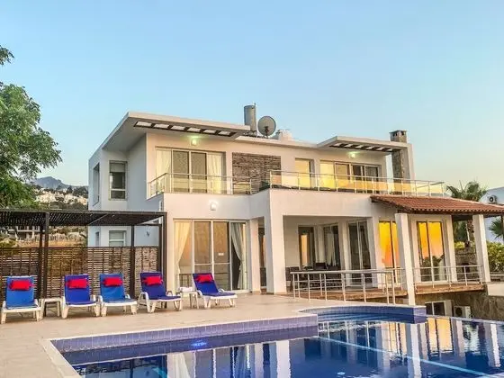 Villa, 5 Yatak Odası, Şömine