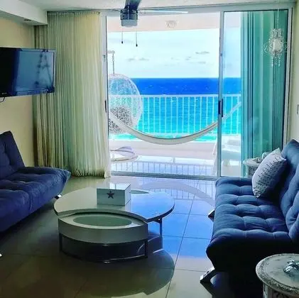 Luxury Apart Daire, 1 En Büyük (King) Boy Yatak, Okyanus Manzaralı, Okyanusa Sıfır