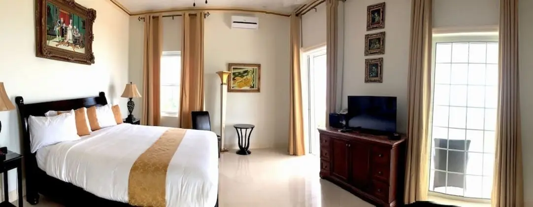Luxury Oda, Şömine, Kısmi Deniz Manzarası (Sapphire)