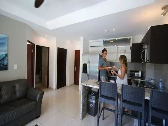 1BR KITCHEN SUITE W/Kitchen, Living room, 2 balconies