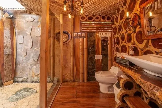 Luxury Bungalov, 1 Yatak Odası, Bahçe Manzaralı, Denize Sıfır
