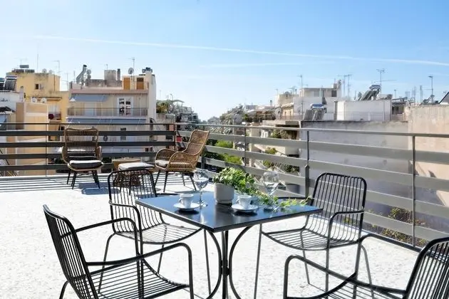 Exclusive Stüdyo Süit, 1 Yatak Odası, Teras, Şehir Manzaralı (Nausika)
