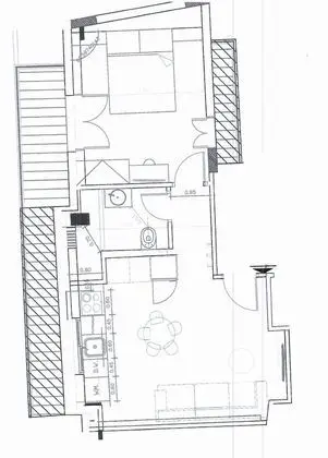 Superior Apart Daire, 1 Yatak Odası, Balkon (Circle)