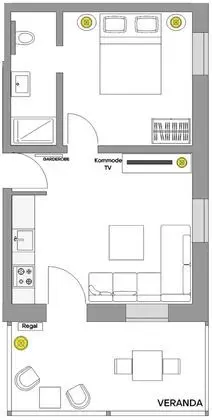 Junior Süit (final cleaning fee of 90 EUR incl)