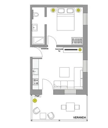 Junior Süit (final cleaning fee of 90 EUR incl)