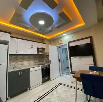 1+1 Daire, Şehir veya Dağ Manzaralı, Mutfaklı