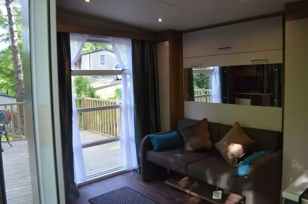 Camping pods with hot tubs