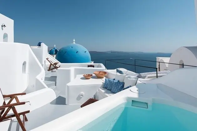 Junior Süit (Outdoor Plunge Pool, Caldera View)