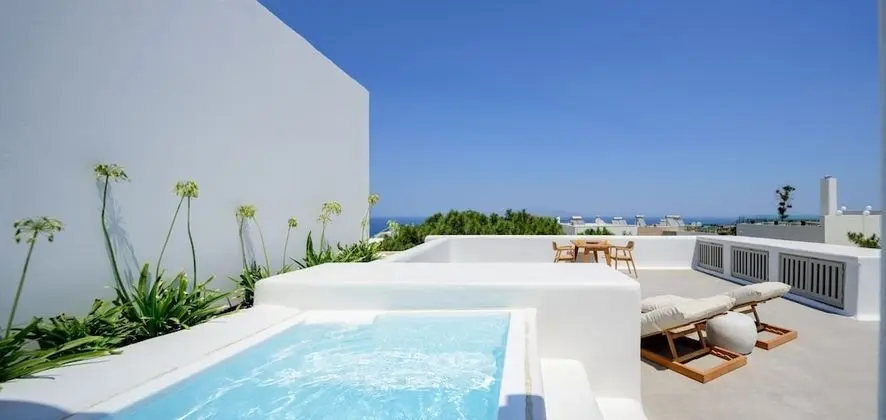 Honeymoon Süit, Sıcak Su Havuzu, Deniz Manzaralı