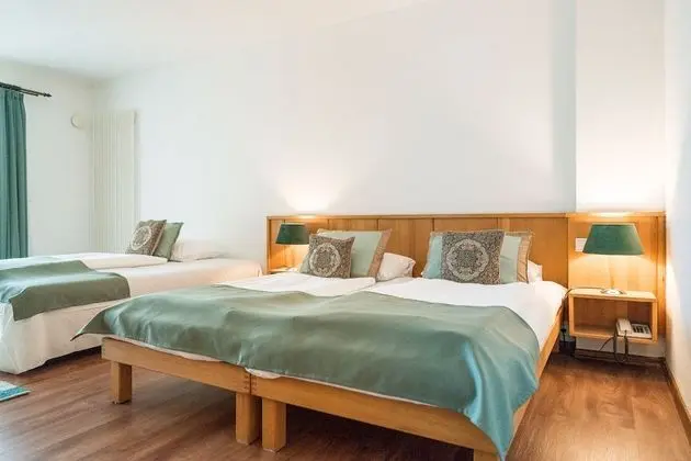 Üç Kişilik Oda, 3 Tek Kişilik Yatak, Balkon, Bahçeli