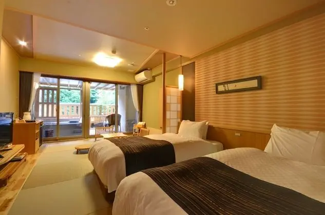 Traditional Oda, Sigara İçilmez (SUISAI, with open air bath, 33sqm)
