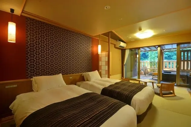 Traditional Oda, Sigara İçilmez (SUISAI, with open air bath, 33sqm)