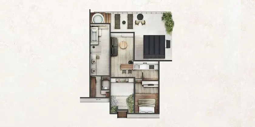 Premium Oda, Sigara İçilmez (with private sauna)