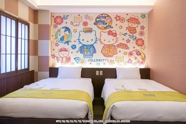 Deluxe İki Ayrı Yataklı Oda, Sigara İçilmez (Hello Kitty)