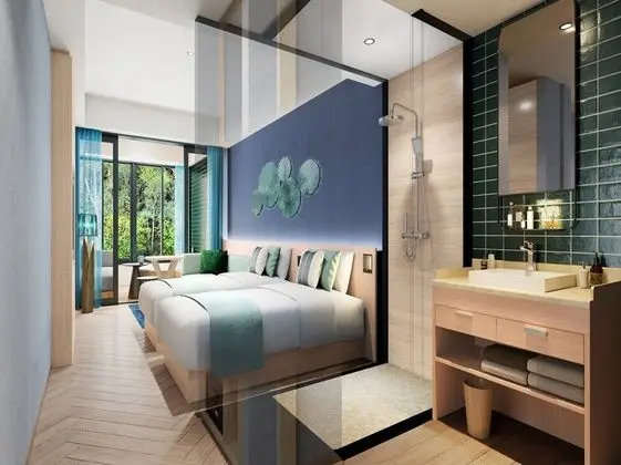 İki Ayrı Yataklı Oda, Sigara İçilmez, Ek Bina (Yanbaru Terrace Room)