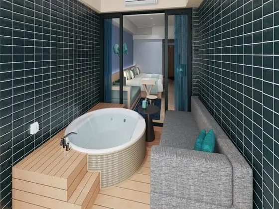 İki Ayrı Yataklı Oda, Sigara İçilmez, Ek Bina (Yanbaru Terrace Room)