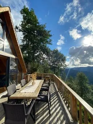 Bungalow, Deniz ve Dağ Manzaralı, Şömineli Soba