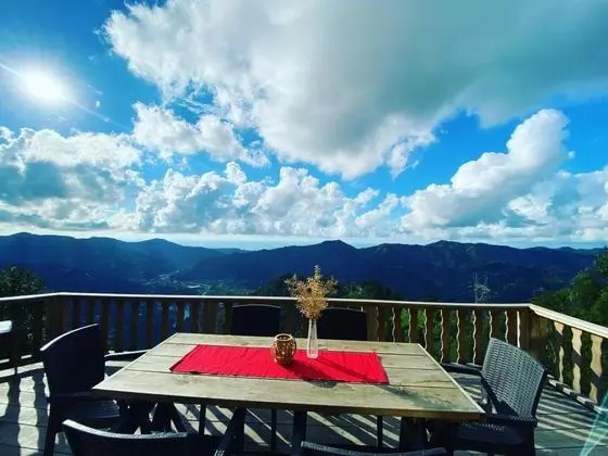 Bungalow, Deniz ve Dağ Manzaralı, Şömineli Soba