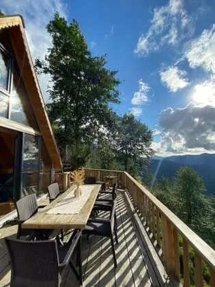 Bungalow, Deniz ve Dağ Manzaralı, Şömineli Soba