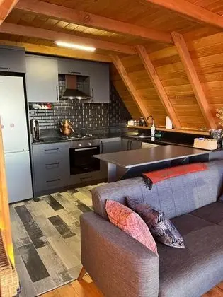 Bungalow, Deniz ve Dağ Manzaralı, Şömineli Soba
