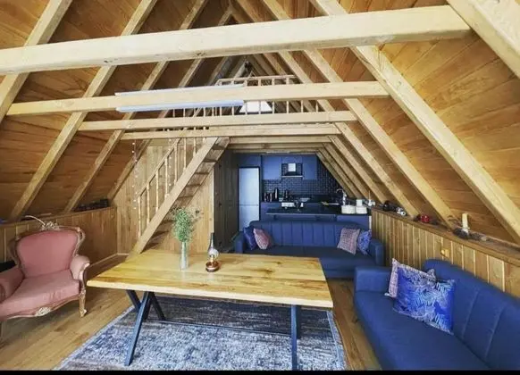 Bungalow, Deniz ve Dağ Manzaralı, Şömineli Soba