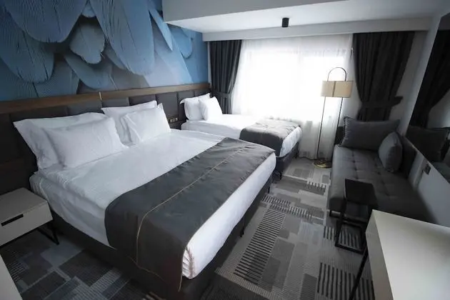 Deluxe Üç Kişilik Oda, Birden Çok Yatak