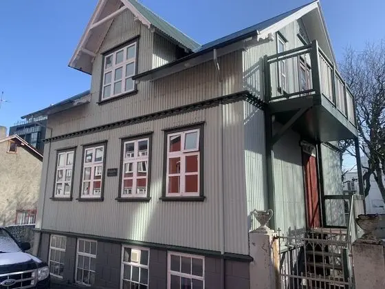 Apart Daire, 2 Yatak Odası, Balkon (Vatnsstígur 10b)