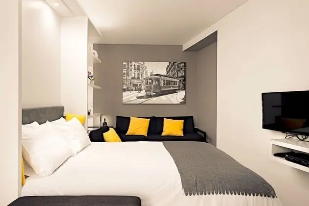 Romantic Stüdyo, Birden Çok Yatak, Teras, Şehir Manzaralı (Tram)