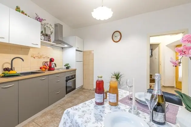 Family Ev, Birden Çok Yatak, Bahçeli (Old House Pri Roktovih With Whirlpool)