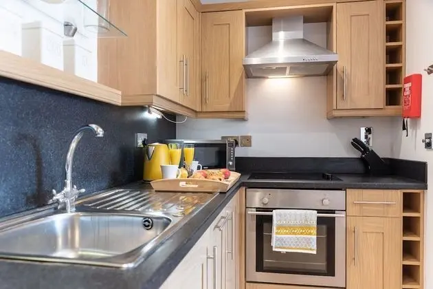 City Apart Daire, Özel Banyo, Avlu Manzaralı