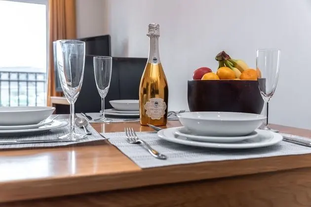 City Apart Daire, Özel Banyo, Avlu Manzaralı