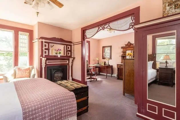 Deluxe Oda, 1 Yatak Odası, Şömine (Room #1)