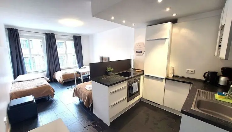 Deluxe Apart Daire, 2 Yatak Odası, Şehir Manzaralı, Köşe