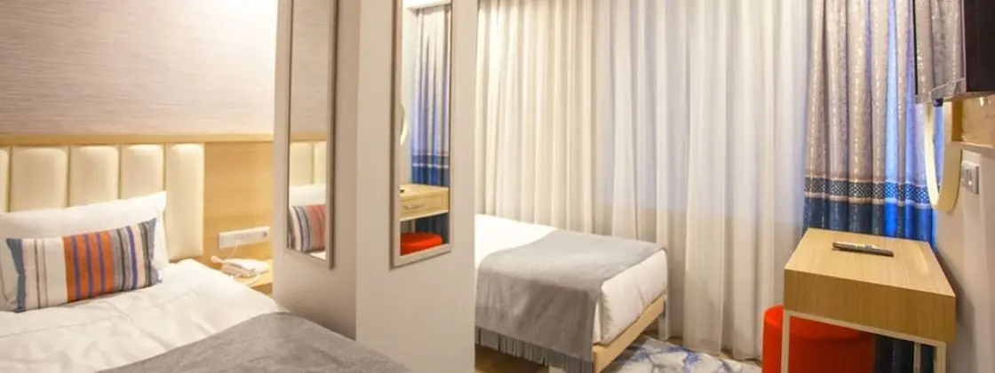 Economy İki Ayrı Yataklı Oda, 2 Tek Kişilik Yatak, Sigara İçilmez, Şehir Manzaralı