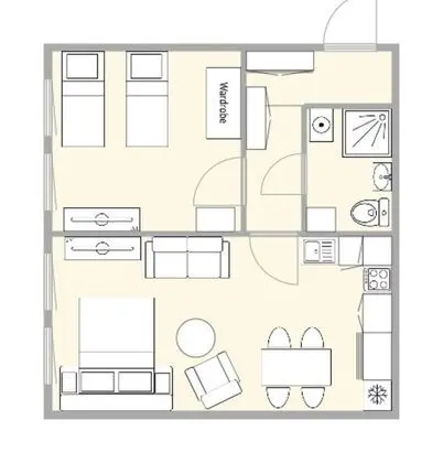 Comfort Büyük Yataklı Tek Kişilik Oda