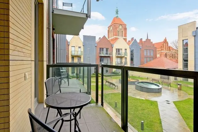 Premium Apart Daire, Balkon