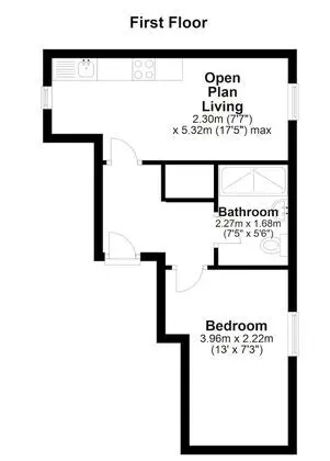 Apart Daire, 1 En Büyük (King) Boy Yatak (Apartment 2)