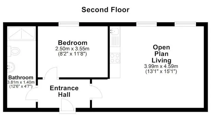 Apart Daire, 1 En Büyük (King) Boy Yatak (Apartment 3)