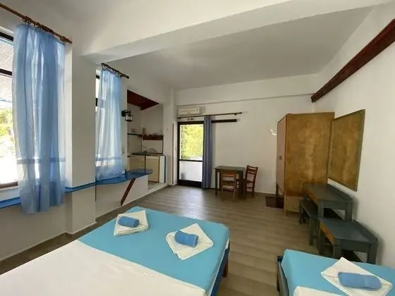 Family Stüdyo, Teras, Kısmi Deniz Manzaralı