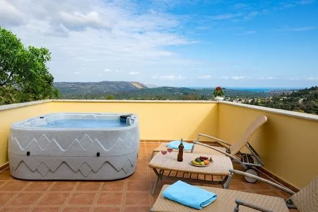 Villa, 2 Yatak Odası, Sıcak Su Havuzu, Deniz Manzaralı